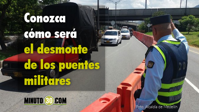 desmonte puentes militares.