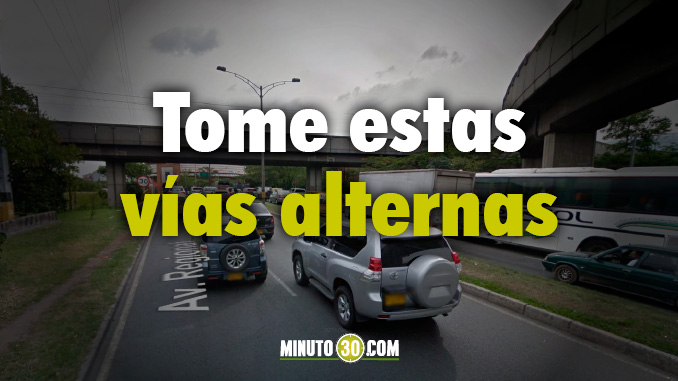 vias alternas cierre autopista