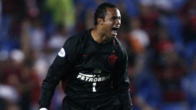 El portero brasileño Bruno Fernandes, excapitán del Flamengo