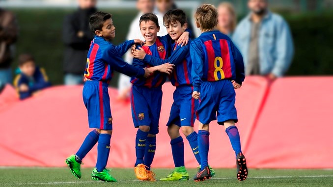 Barcelona tendrá una escuela de fútbol en Colombia 1 Barcelona Infantil 1