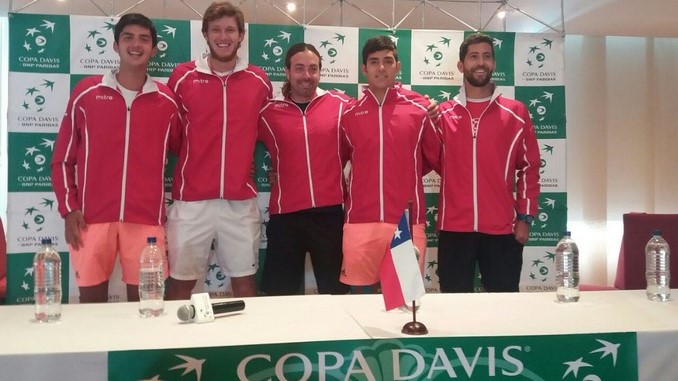 Equipos de Colombia y Chile fueron presentados en sociedad 2 Chile Copa Davis Copiar