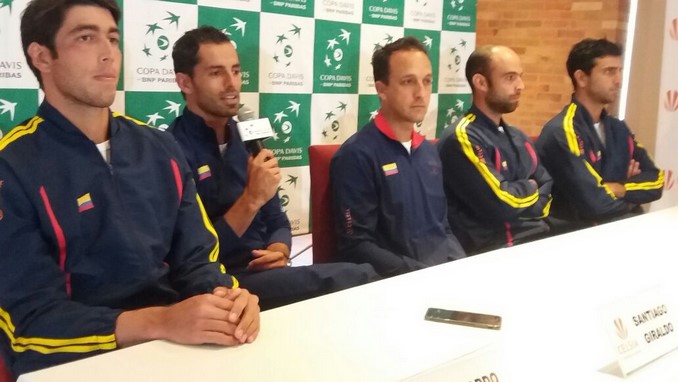 Equipos de Colombia y Chile fueron presentados en sociedad 3 Colombia Copa Davis