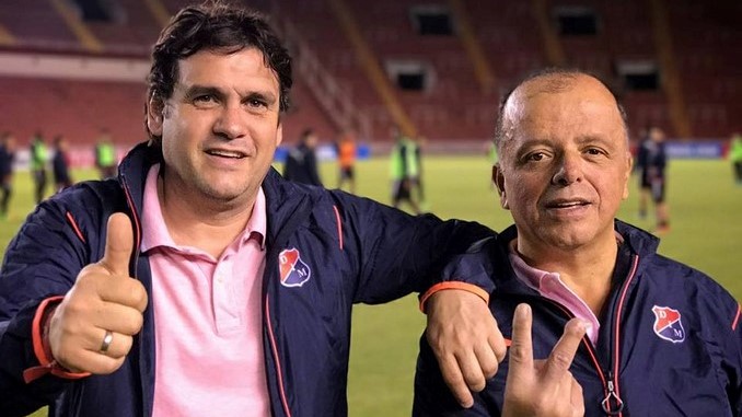 Jocosa respuesta de dueño del DIM a interrogante de la prensa 1 Eduardo Silva Meluk Raul Giraldo