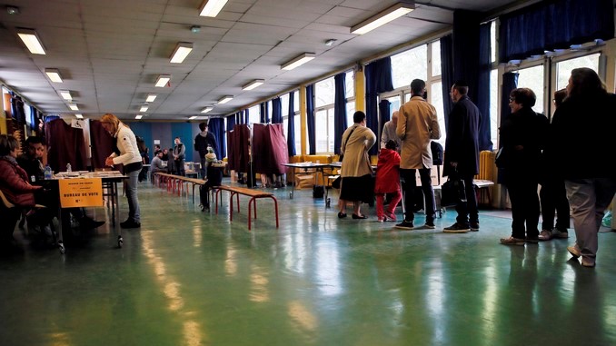 First round of the French presidential elections 2017