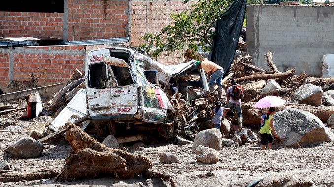 AVALANCHA EN LA CIUDAD COLOMBIANO DE MOCOA