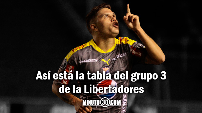 Medellín, segundo del grupo, se ilusiona con la clasificación 5 Portada tabla grupo3