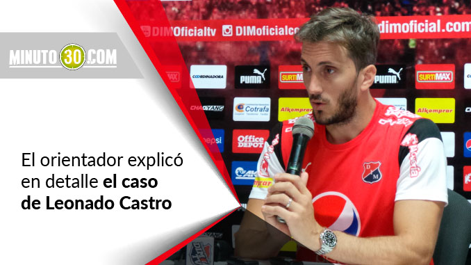 Zubeldía explica a partir de cuándo contará con Leonardo Castro 3 Zubeld%C3%ADa sobre Castro