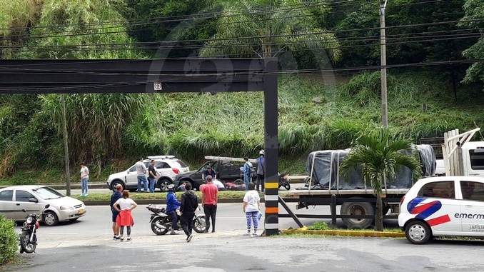 Accidente avenida Las Palmas.