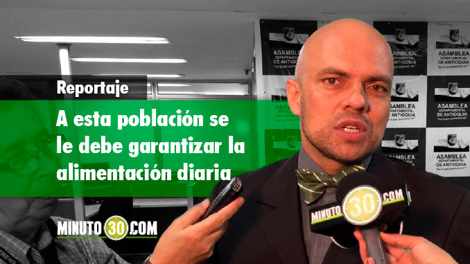 Por desnutrición se mueren más adultos mayores que niños: Diputado Wilson Gómez