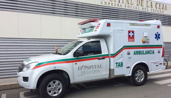 Hospital de La Ceja adquirió nueva ambulancia