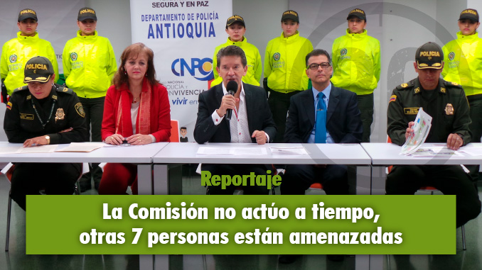 Rueda de prensa con autoridades departamentales, hoy 28 de abril. Foto/Minuto30