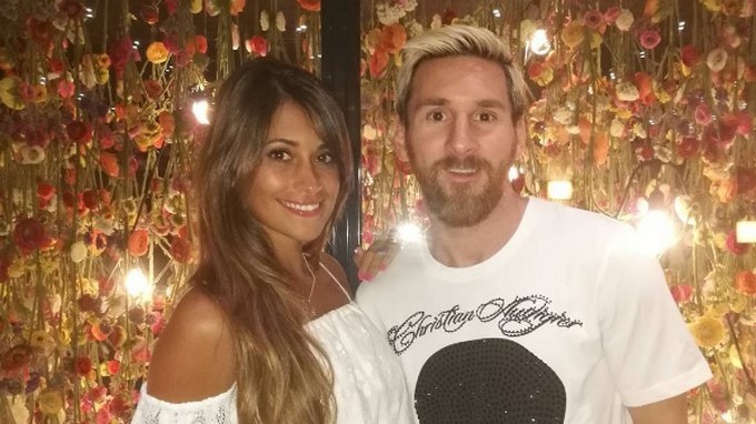 Antonella Roccuzzo y Leonel Messi/ Tomada de Instagram: @leomessi