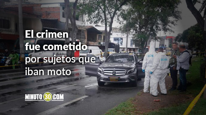 Asesinado dentro de camioneta en avenida Guayabal.