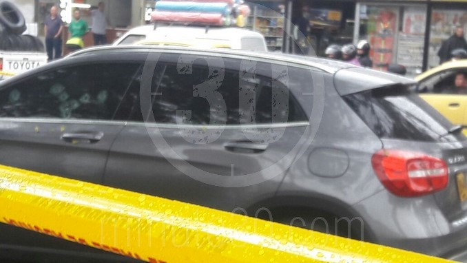 Asesinado dentro de camioneta en avenida Guayabal.