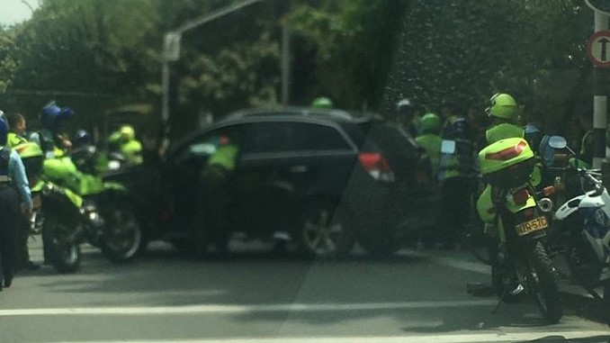 Ataque contra camioneta.