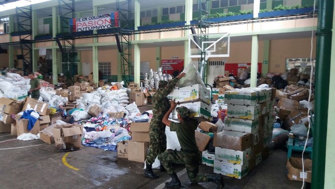A Mocoa llegaron ayudas humanitarias donadas por habitantes de Urabá