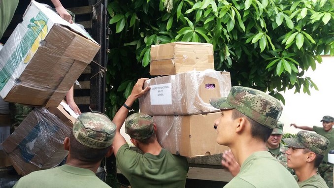 A Mocoa llegaron ayudas humanitarias donadas por habitantes de Urabá