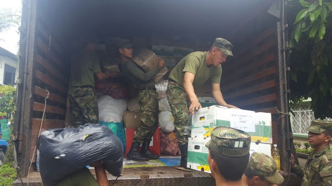 A Mocoa llegaron ayudas humanitarias donadas por habitantes de Urabá