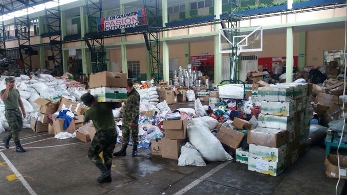 A Mocoa llegaron ayudas humanitarias donadas por habitantes de Urabá