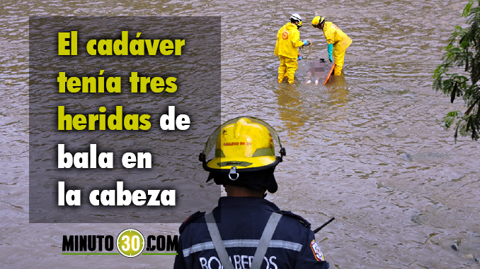 Cadáver encontrado en el río en Bello.
