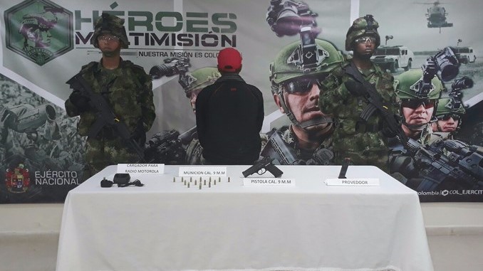 Captura de alias 'el Indio' en Carepa.