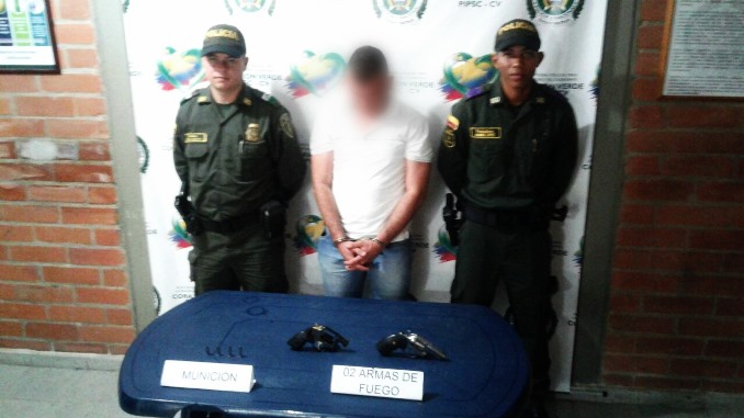 capturado en Cocorná con armas