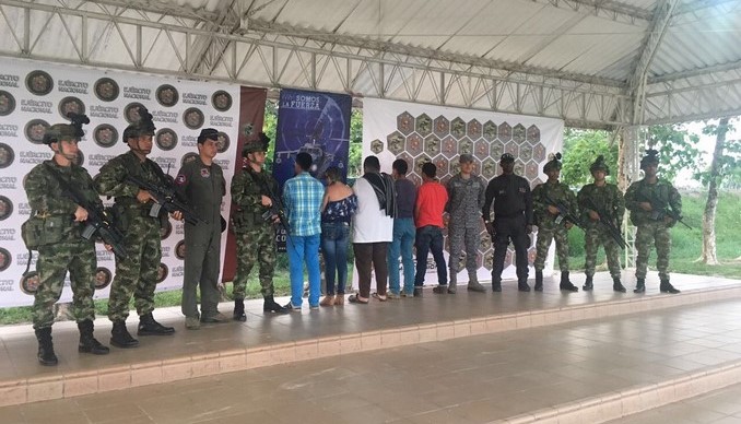 Cayeron cinco presuntos integrantes del Eln en Arauca