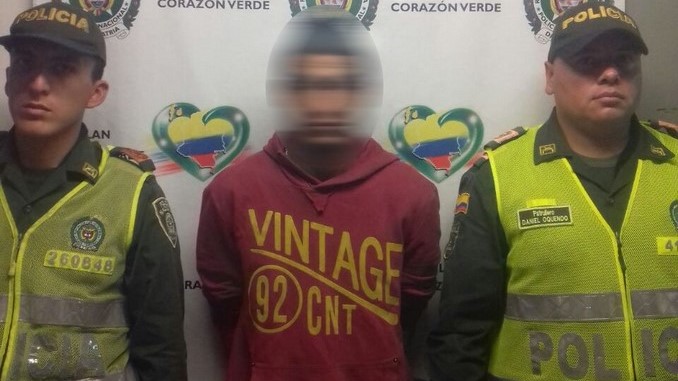 Presuntos 'jíbaros' capturados en San Javier.