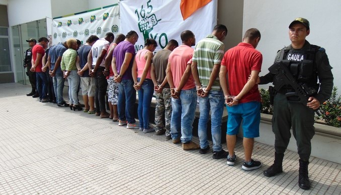 Capturan a 15 presuntos integrantes del 'Clan del Golfo'. Dos de los detenidos son concejales de Chigorodó