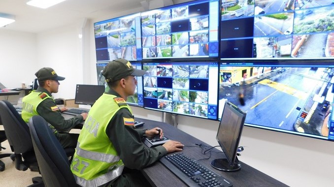 centro de monitoreo en La Ceja