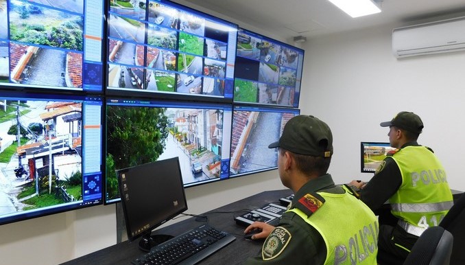 centro de monitoreo en La Ceja