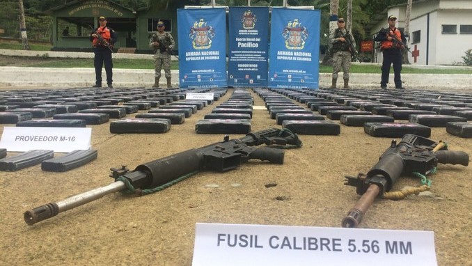 Cocaína incautada en Cauca y Chocó.