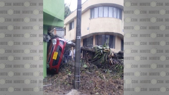 Deslizamientos en Manizales.