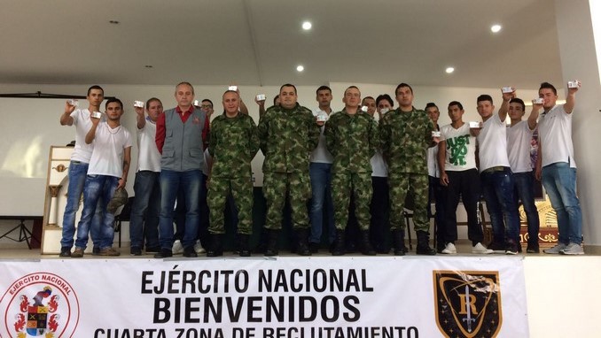 En el Oriente antioqueño 150 jóvenes víctimas recibieron su libreta militar