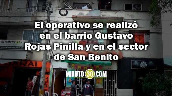 xtinción de dominio a dos inmuebles en el centro de Medellín que eran usados como plazas de vicio