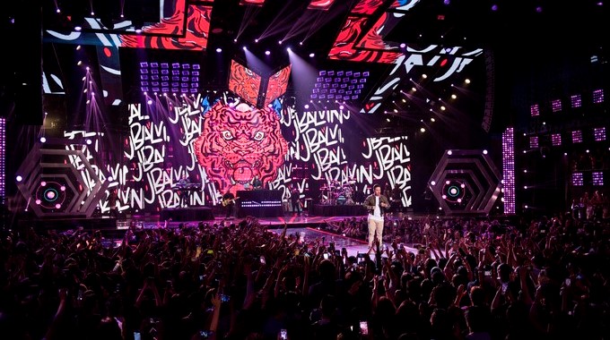 Presentación de J Balvin en los MIAW 2016/ Cortesía MTV