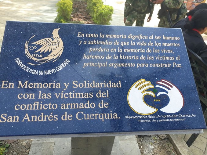 Realizaron jornada en San Andrés de Cuerquia para atención de víctimas del conflicto