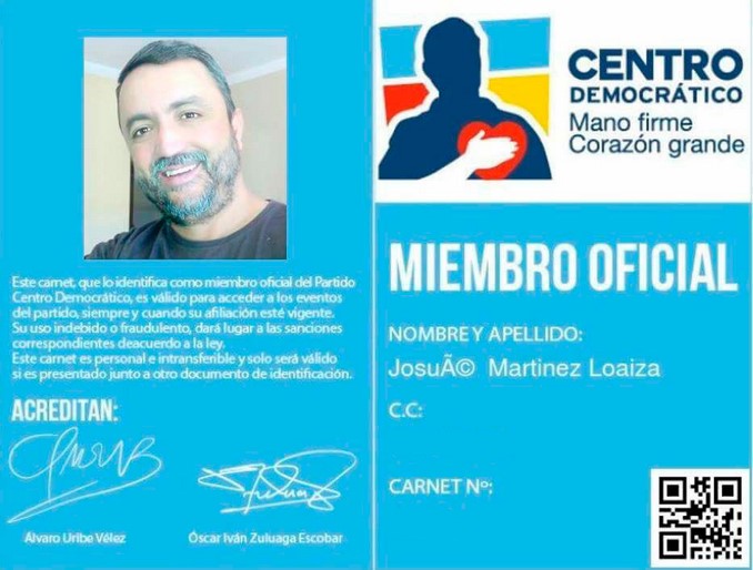 carnet de Josué Martínez Loaiza