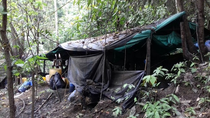 Laboratorio del 'Clan del Golfo' destruido en Turbo.