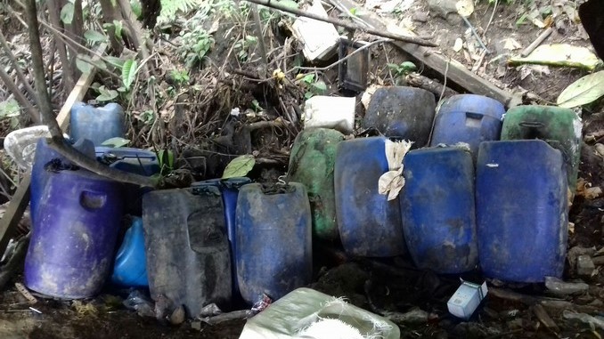 Laboratorio del 'Clan del Golfo' destruido en Turbo.