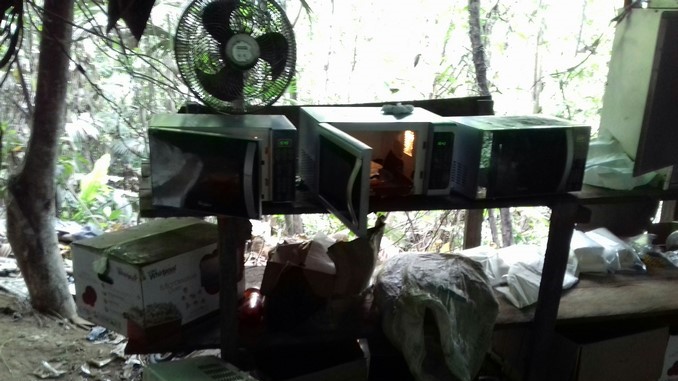 Laboratorio del 'Clan del Golfo' destruido en Turbo.