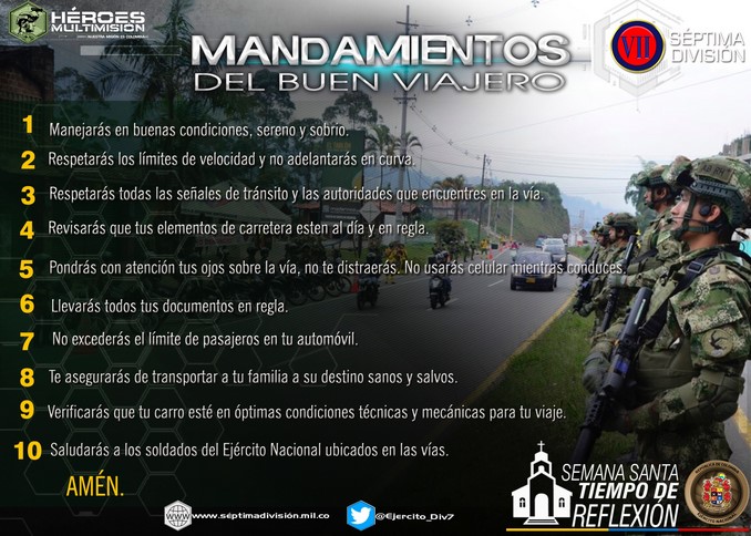 Ejército tendrá más 30 mil hombres para la seguridad de la Semana Santa en Antioquia, Córdoba y Chocó