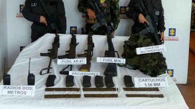 Autoridades hallan material de guerra de alias '120' en el Meta