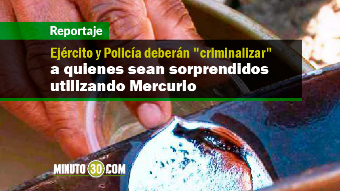 Mercurio en Minería: Foto/Archivo