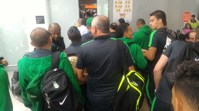 FOTOS: "¡El viaje de la esperanza!", Nacional partió hacia Brasil 3 nacional aeropuerto 1