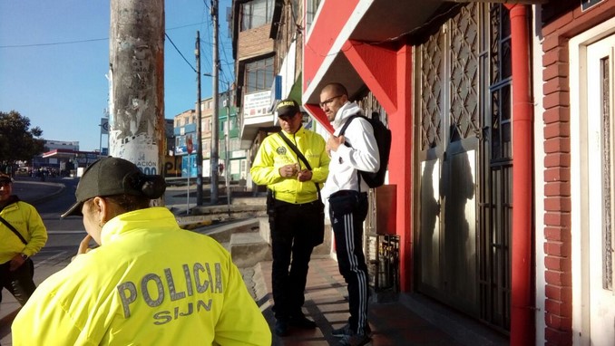 Operativos de la Policía en la Localidad de Usme.