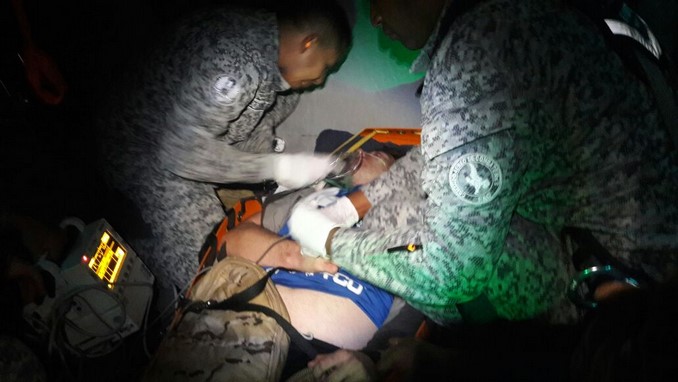 Fuerza Aérea evacuó desde el Nevado del Tolima a un montañista que sufrió un edema pulmonar