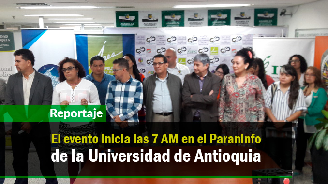 Ruega de Prensa Congreso de Paz. Foto/Minuto30