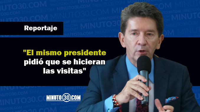 Luis Pérez Gutiérrez - Gobernador de Antioquia- Foto/Minuto30