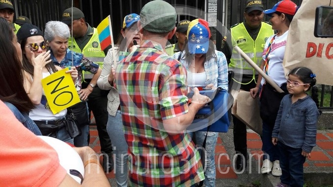 En Medellín también protestaron contra el Gobierno de Nicolás Maduro